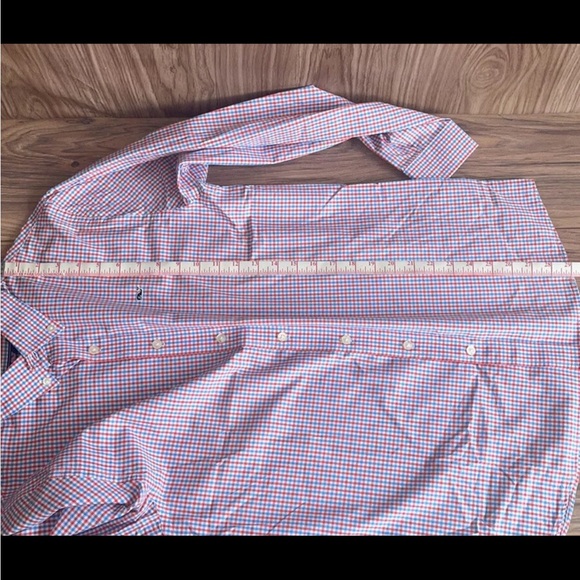 (2) Men Size XL Boy 18 Vineyard Vines Button Down Dress Shirts Red Blue Men S - Picture 6 of 12